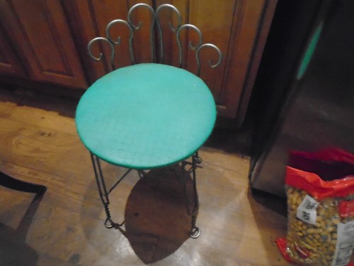 Sedia sgabello vintage - , metà