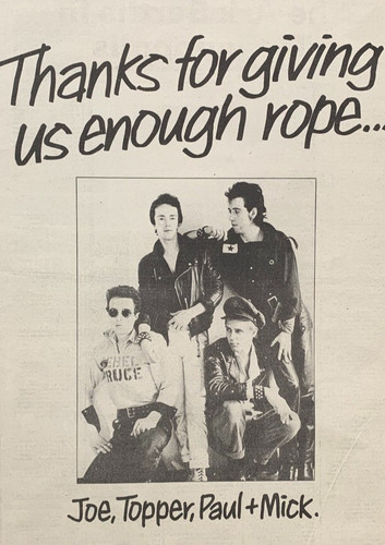 The clash 1979 poster - the,