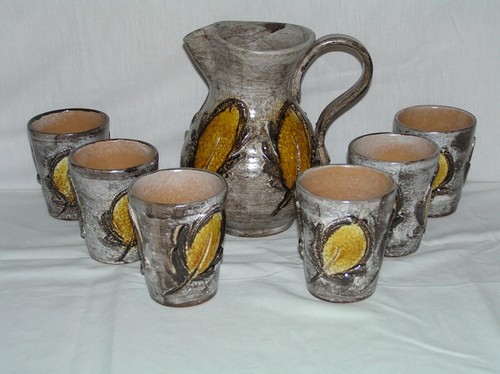 Boccali con caraffa in - 6,