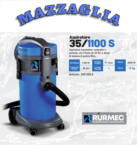 Rurmec aspiratore 1100 s - rurmec,