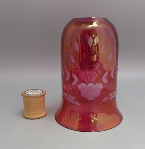 Ruby cranberry glass - glass, cut