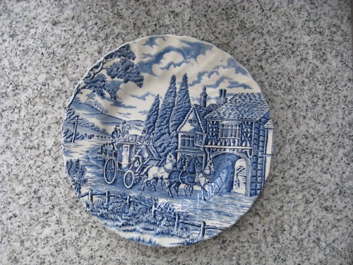Assiette faïence anglaise - assiette,