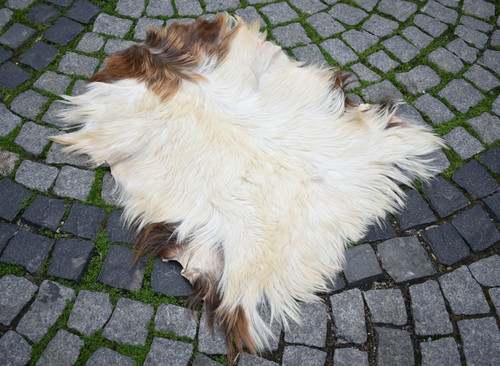 Tappeto pelle capra angora - tappeto, di