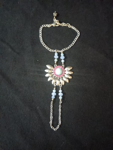 Bracciale boho floreale - boho, catena