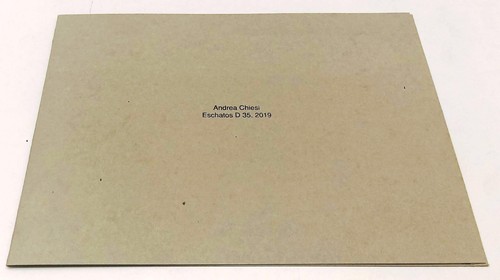Andrea chiesi eschatos d - lt-,