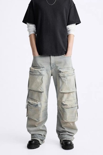 Pantalone zara denim - pantalone,