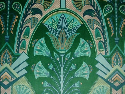 Tenda vintage art déco verde - tenda,