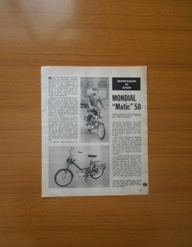 1969 mondial matic - mondial, 50