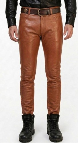 Pantalone pelle fatto mano - fatto, a