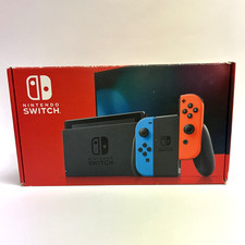 Nintendo Switch Console V2 Blu/Rosso Neon con Scatola Completa