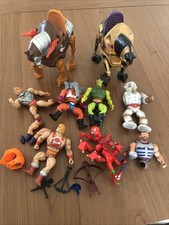 LOTTO VARI PERSONAGGI MASTERS OF THE UNIVERSE  Cavalli+ ACCESSORI Anni 80 MATTEL