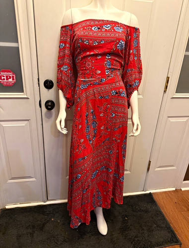 Maxi abito jamse - jamse, rosso