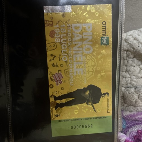 Biglietto concerto pino - biglietto,