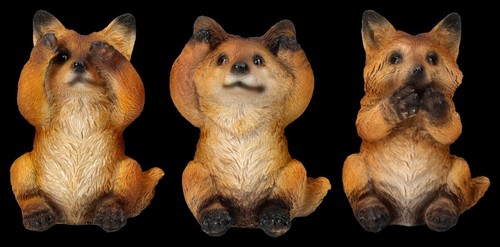 Fuchs figure 3er set non - figure,
