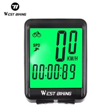 Contachilometri Wireless WEST BIKING per Bici MTB e Strada