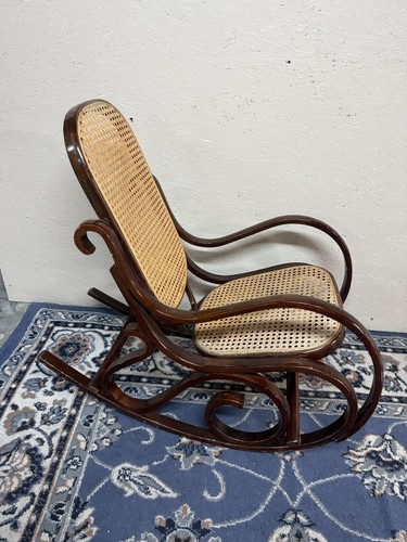 Sedia dondolo vintage - a,