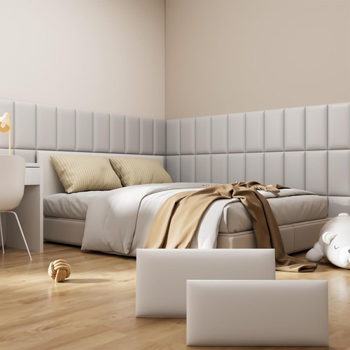 Testiera peel and stick grigio - and,
