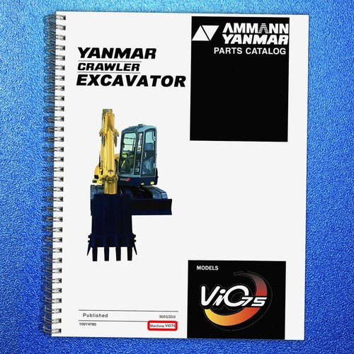 Yanmar vio75 crawler excavator - yanmar,