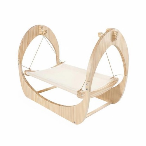 Cuccia sospesa gatto legno - sospesa,