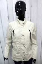 Giubbotto REFRIGUE Donna Taglia XL Giacca Primaverile Giubbino Jacket Beige Logo