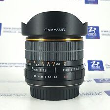 Obiettivo SAMYANG 8 mm f3.5 FISHEYE X CANON GARANZIA USATO ZONA IMMAGINE