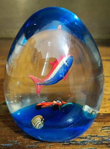 Murano fermacarte vetro con - vetro,