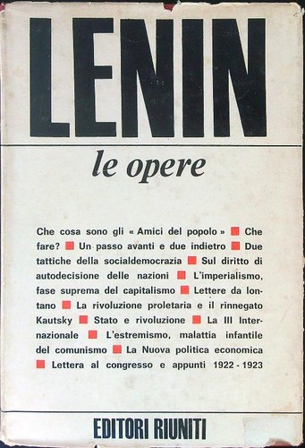 Opere lenin vladimir - lenin, ilic