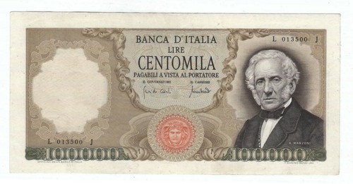 100000 lire manzoni l013500j - 100000,