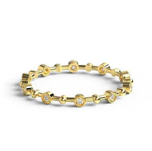 Anello eternity infilato - eternity,