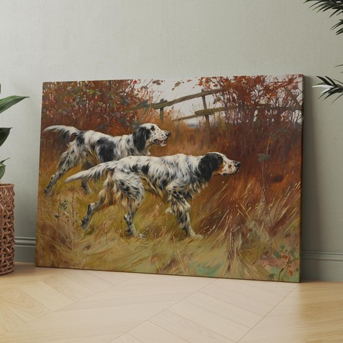 Quadro inglese setter cani - quadro,
