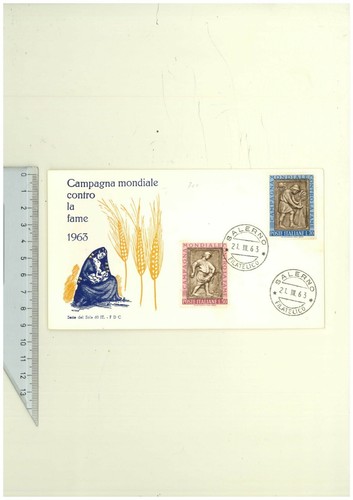 Repubblica italiana 1963 fdc - 1963,