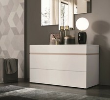 COMO' CASSETTIERA MODERNA X CAMERA DA LETTO comò AF-STREET 122 cm FASCIA LACCATA