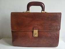 Borsa cartella artigianale 24 ore in vera pelle portadoc. da ufficio e lavoro