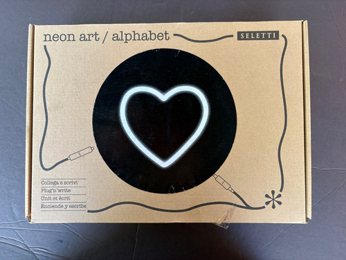 Seletti neon art alfabeto - seletti,