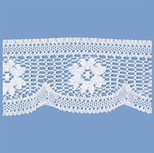 MERLETTO COTONE 72 MM BIANCO