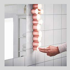 Applique Ikea SODERSVIK Pink RARA Lampada Led USATA Punto Luce Specchio Bagno