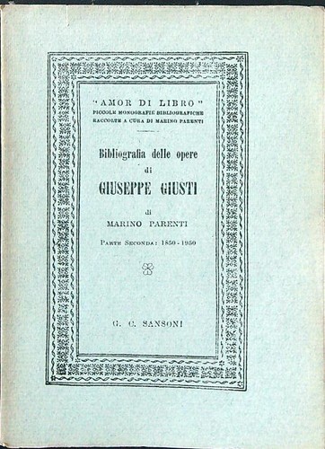 Bibliografia delle opere - bibliografia,