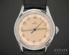 Omega vintage 1950 ref. 2640-2 acciaio inox cal. orologio militare uomo 283 p15044