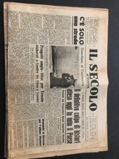 Il Secolo D'Italia rivista quotidiano d'epoca 11 settembre 1954 Caso Montesi