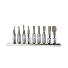 SET 9 BUSSOLE TORX MASCHIO 1/4
