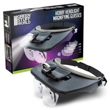 Occhiali da modellismo con lenti di ingrandimento e luce - Occhiali Ingrandenti