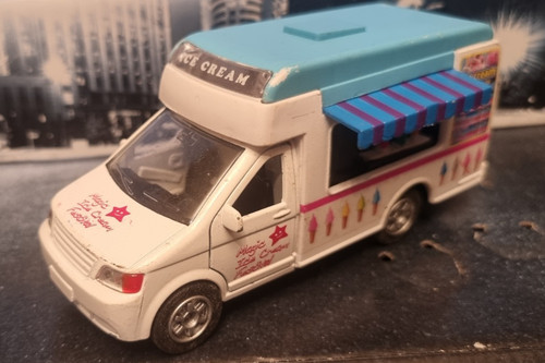 Hti ice cream van - cream, senza
