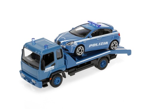Carro attrezzi polizia con - carro,