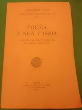 Croce Benedetto - Poesia e Non