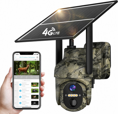 Fototrappola solare ptz - 4g,