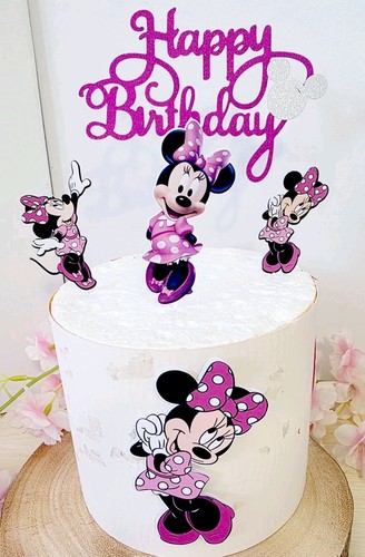 Minnie cake topper - minnie,