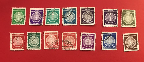 Set francobolli rari - set, 14