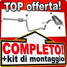 Scarico Completo per VW GOLF 7 VII 1.2 TSi 86CV Marmitta