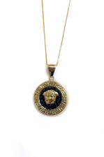 Collana Catenina 50cm ORO GIALLO mod. Greca di Versace ORO 18 KT 750% List 375€