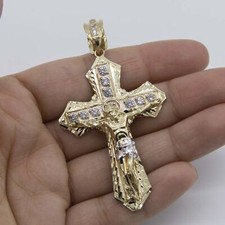 7cm Taglio Diamante Crocifisso